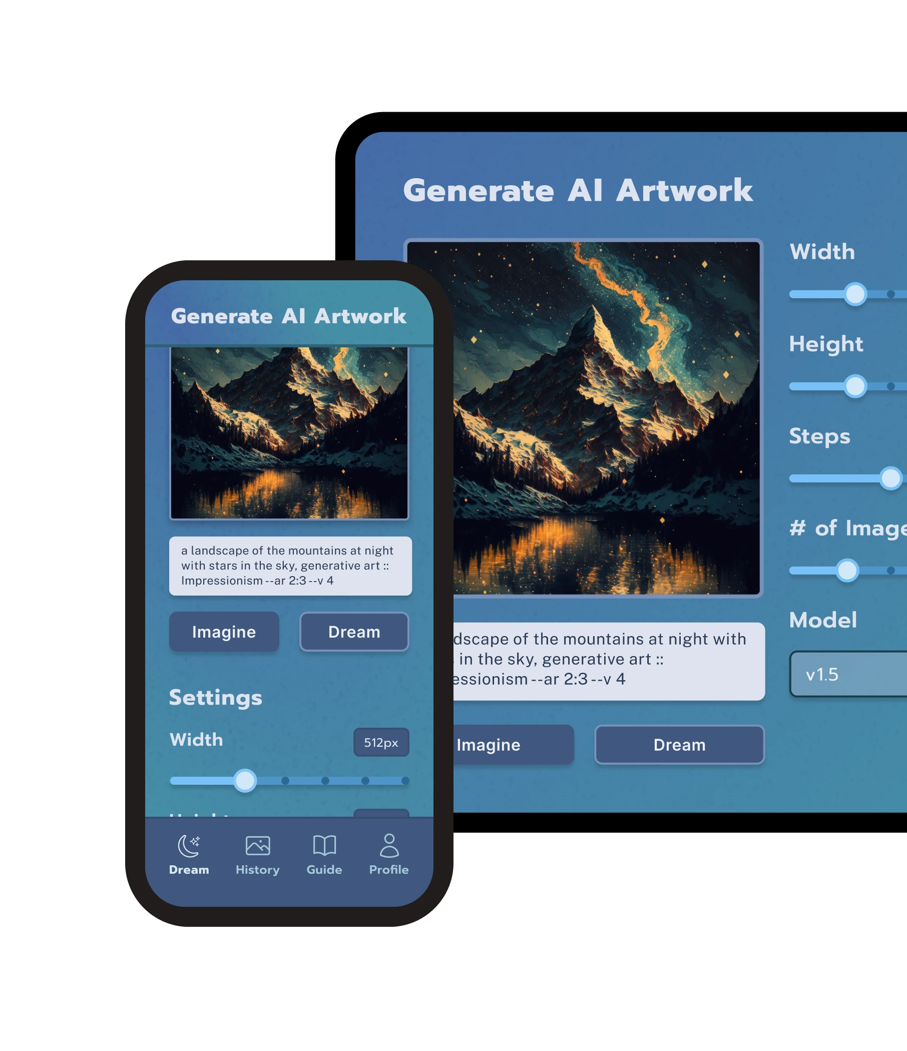 AI Design Mockup